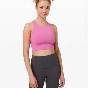 Lululemon Ebb to Train Bra - Magenta Glow